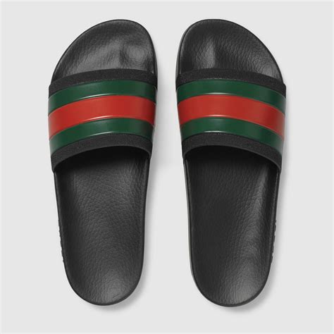 yeezy slides gucci|Gucci rubber slide shoes.